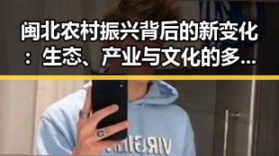 闽北农村振兴背后的新变化：生态、产业与文化的多重奏