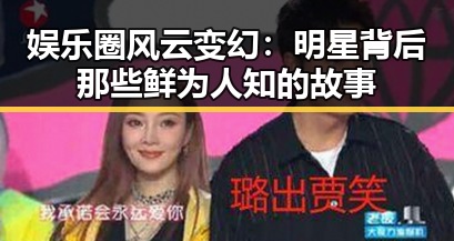 娱乐圈风云变幻：明星背后那些鲜为人知的故事